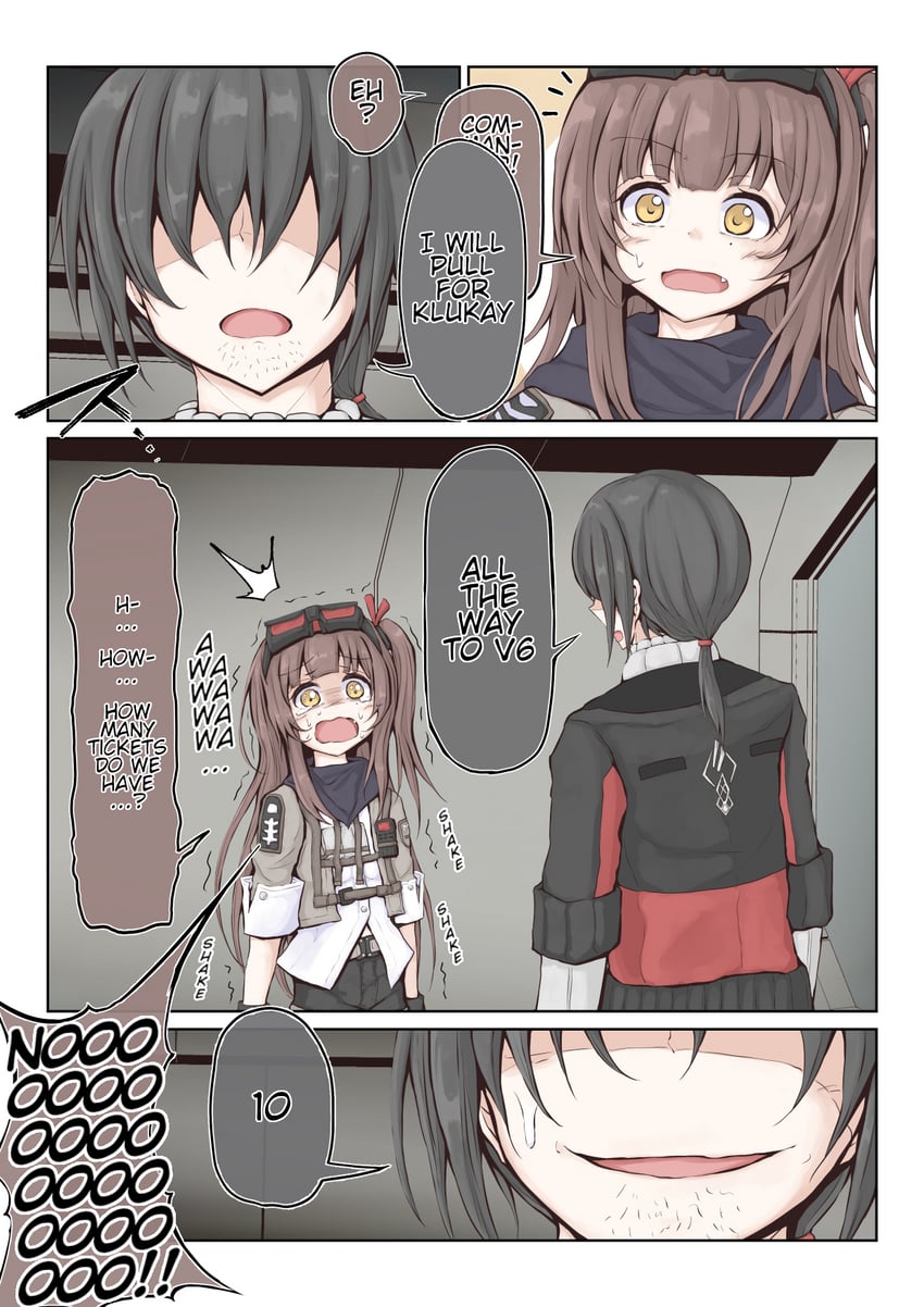 commander and mayling shen (girls' frontline and 1 more) drawn by tarunoakuma