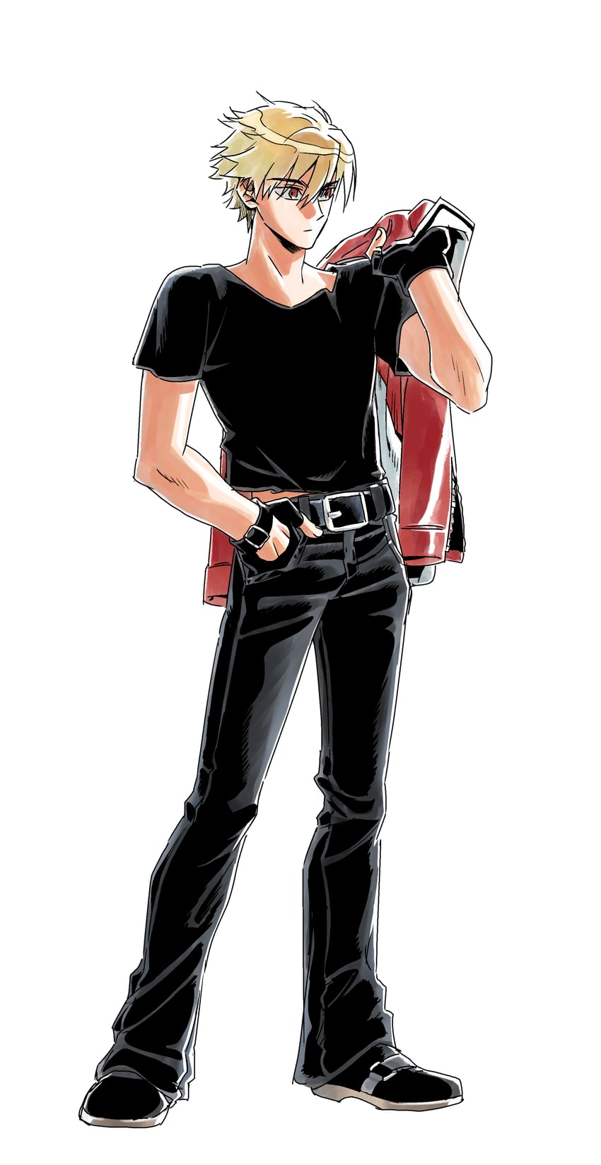 rock howard (fatal fury and 1 more) drawn by jeonjin_(mynamebazin)