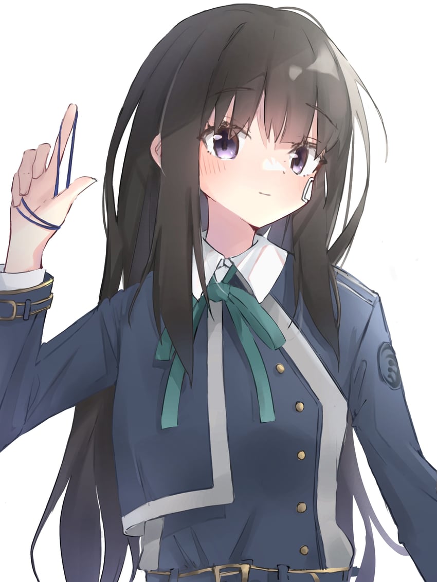 inoue takina (lycoris recoil) drawn by fertilizerrrr