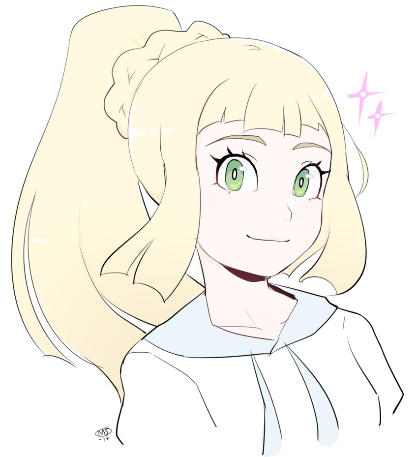 lillie (pokemon and 1 more) drawn by milka_(milk4ppl)