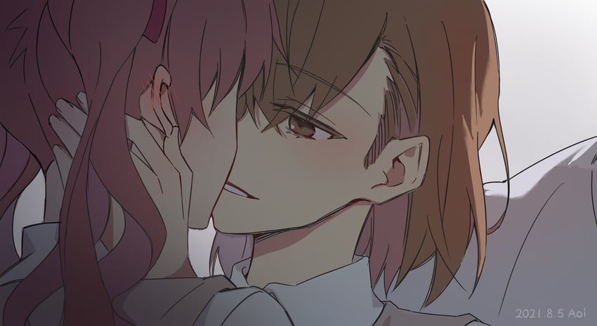 misaka mikoto and shirai kuroko (toaru majutsu no index and 1 more) drawn by huakuiliehuo