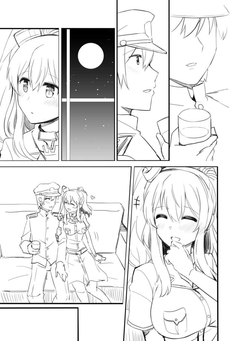 admiral and saratoga (kantai collection) drawn by rui_shi_(rayze_ray)