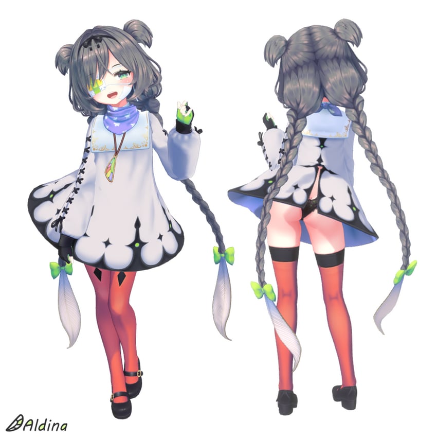 aldina (original and 1 more) drawn by yorshkasencho
