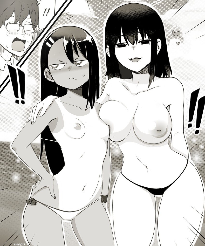 nagatoro hayase, hachiouji naoto, and nagatoro misaki (ijiranaide nagatoro-san)