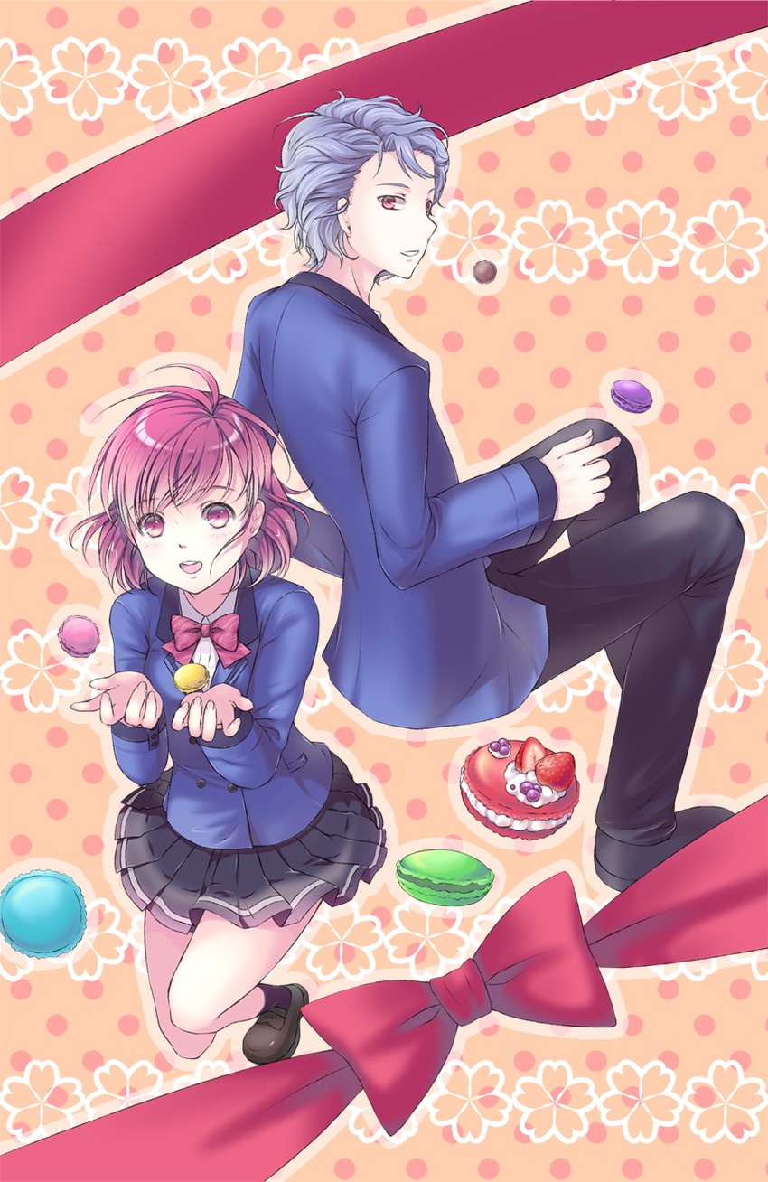 protagonist and shitara seiji (tokimeki memorial and 2 more) drawn by unya_(unya-unya)