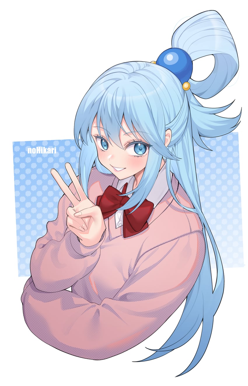 aqua (kono subarashii sekai ni shukufuku wo!) drawn by ai-nohikari