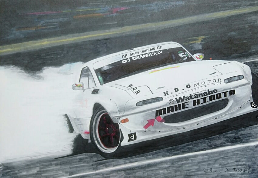 gran turismo and 1 more drawn by boku-kun
