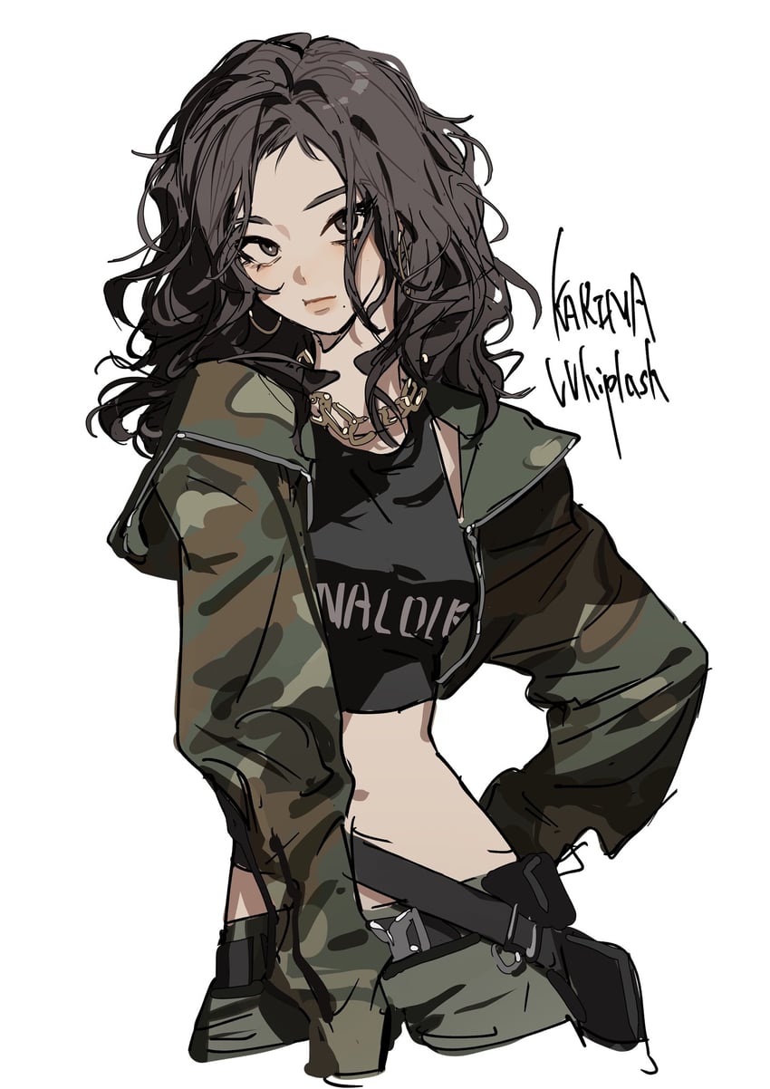 karina (real life and 1 more) drawn by zhibuji_loom