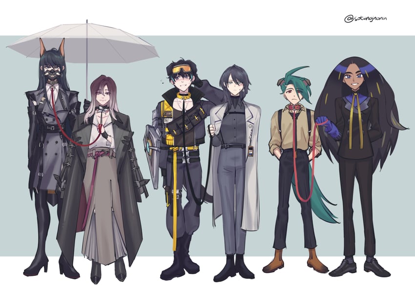 rika, chief, female chief, geeta, shalom, and 2 more (pokemon and 2 more) drawn by sotanghonn