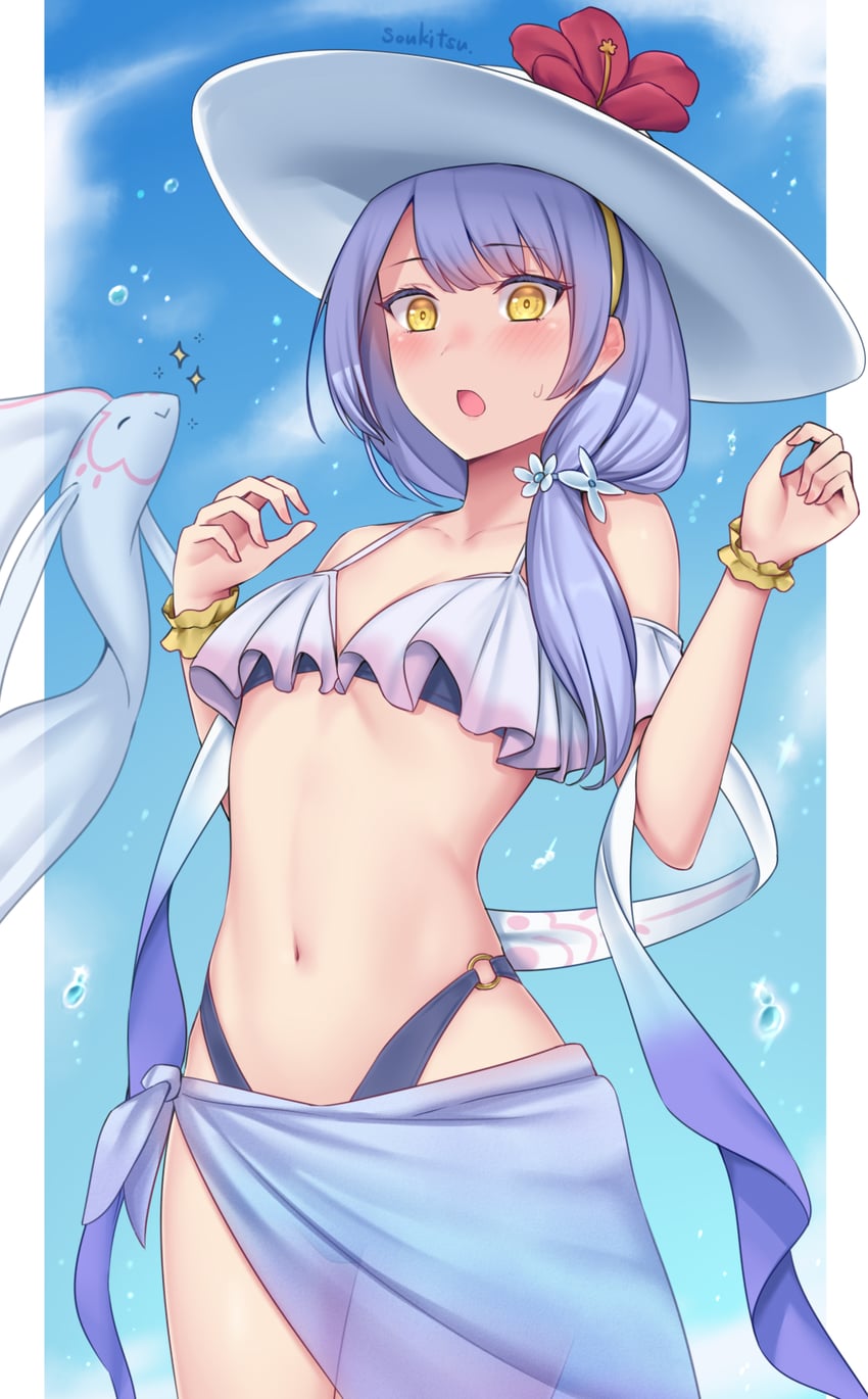 izumi and elefee (under night in-birth and 1 more) drawn by soukitsu