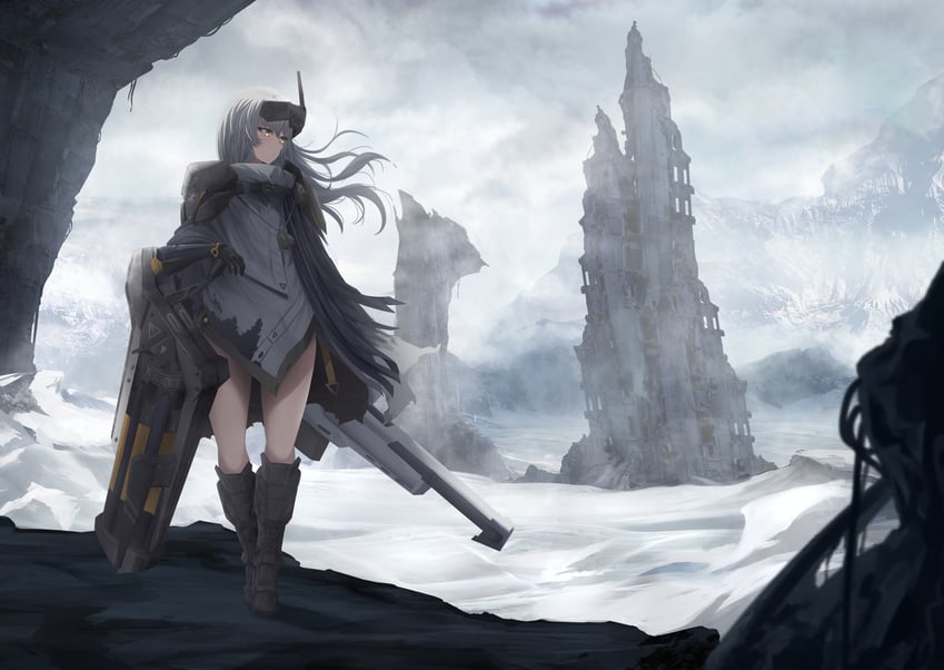 snow white (goddess of victory: nikke) drawn by syn_(synstyle)