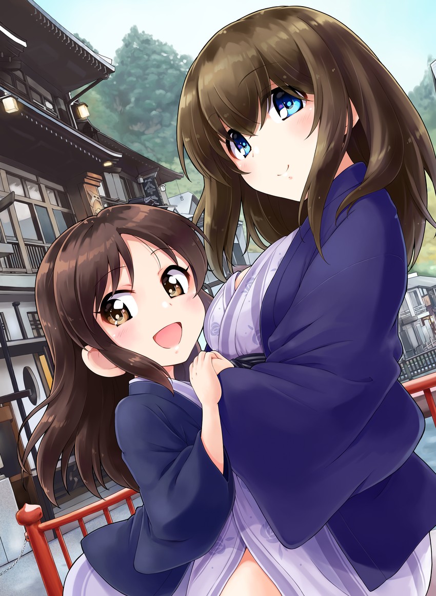 sagisawa fumika and tachibana arisu (idolmaster and 1 more) drawn by satogo