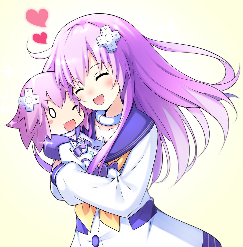 neptune and nepgear (neptune) drawn by doria_(p_f_dolia)