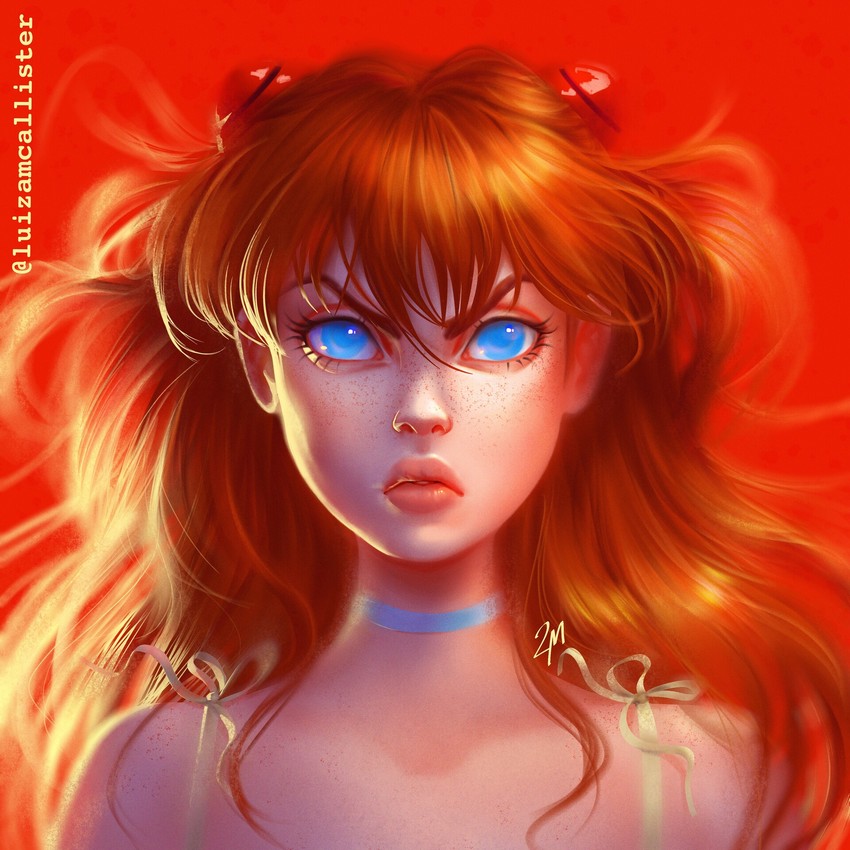 souryuu asuka langley (neon genesis evangelion) drawn by 2minds_studio and luiza_mcallister