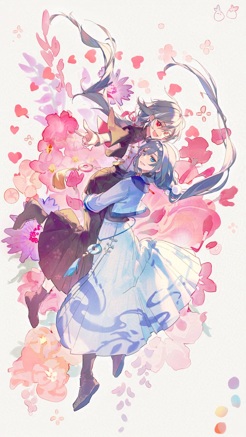 fu hua and herrscher of sentience (honkai and 1 more) drawn by xiaoxiaoanye