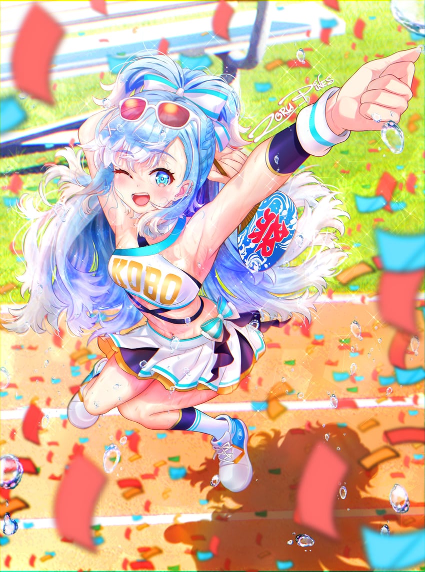 kobo kanaeru (hololive and 1 more) drawn by zoru_pines