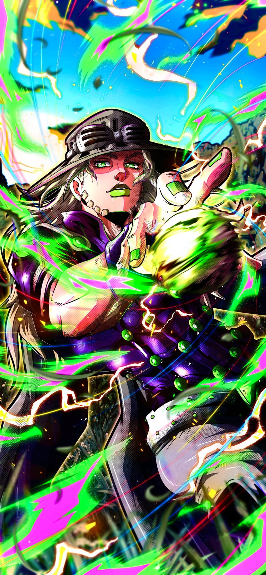 gyro zeppeli (jojo no kimyou na bouken and 1 more) drawn by noonvincent