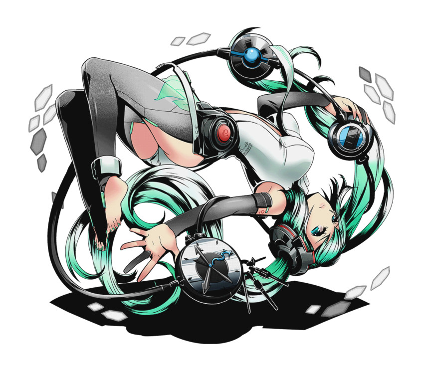 hatsune miku (vocaloid and 1 more) drawn by ucmm