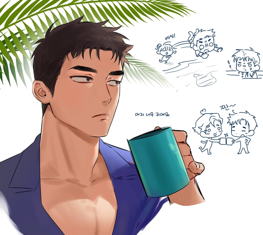 ao isami, lewis smith, and lulu (yuuki bakuhatsu bang bravern) drawn by gamti0