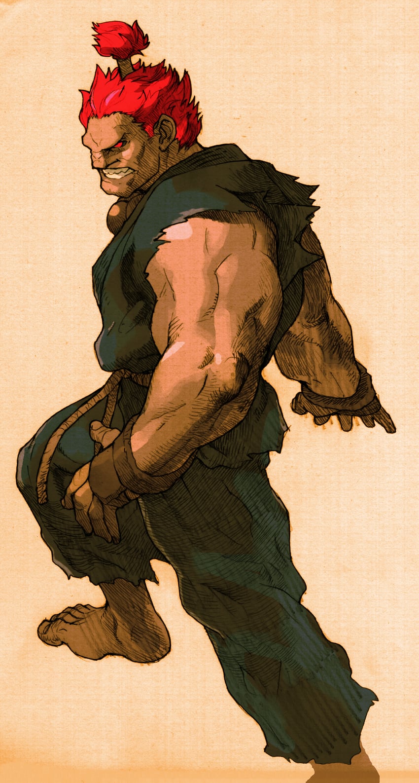 akuma (street fighter and 4 more) drawn by bengus