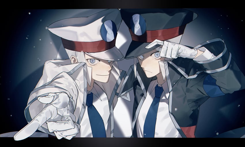 ingo and emmet (pokemon and 1 more) drawn by ccf2q
