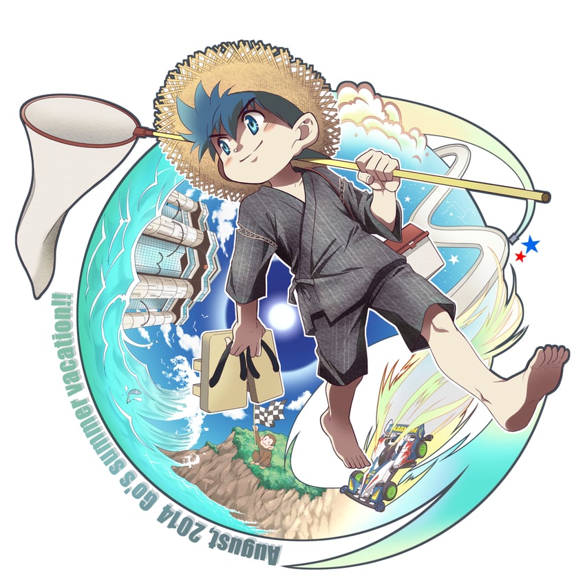 seiba gou (bakusou kyoudai let's & go!!) drawn by ichiyo_(ichiyon)