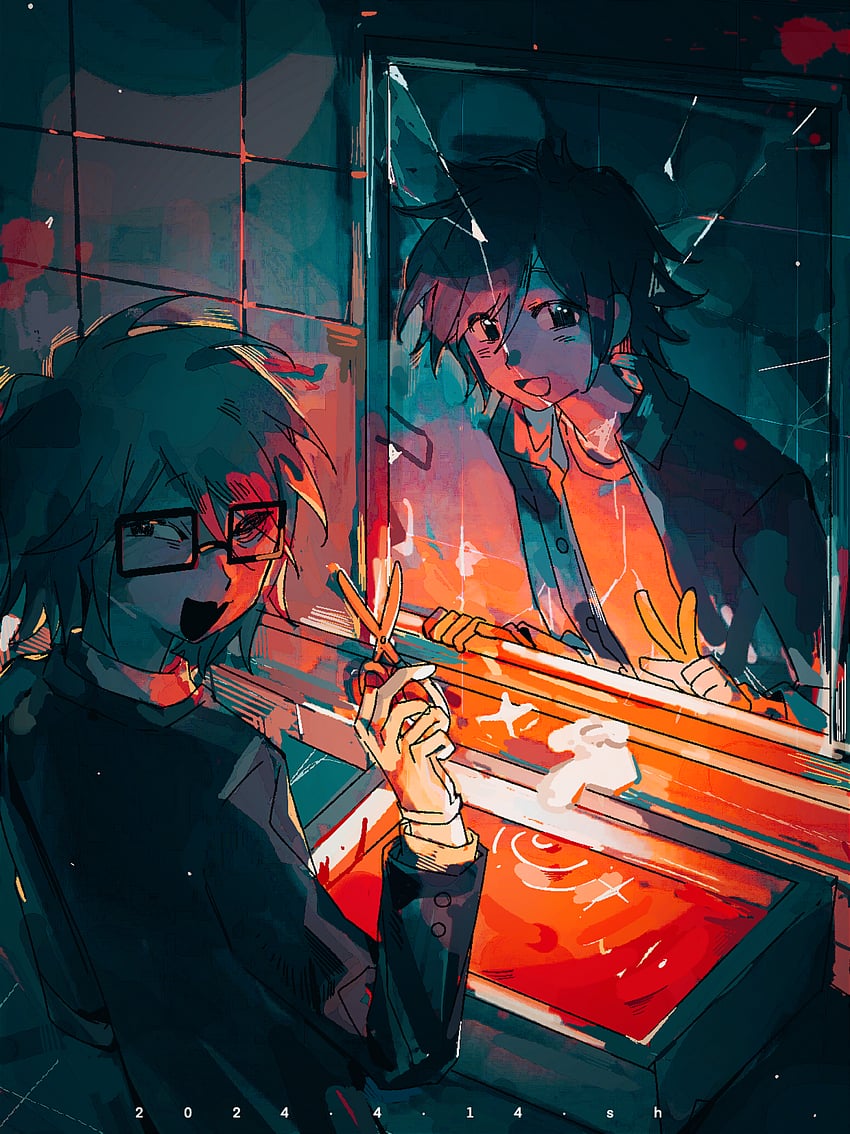 randal ivory and tsukada satoru (randal's friends) drawn by shan_hou
