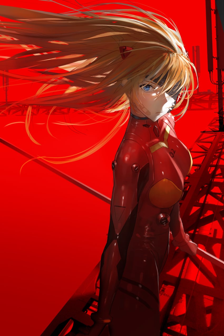 souryuu asuka langley (neon genesis evangelion and 2 more) drawn by ganet_p
