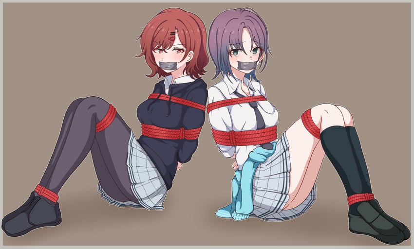 higuchi madoka and asakura toru (idolmaster and 1 more) drawn by milliani