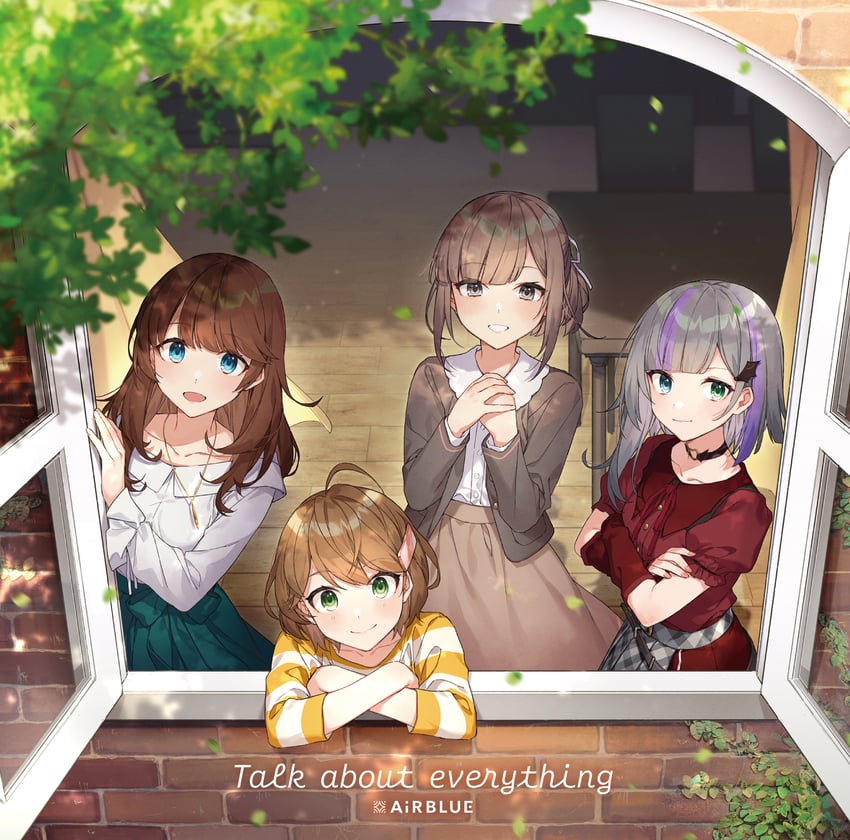 yomine miharu, mutsuishi haruna, tendo yuuki, and maruyama rie (cue!) drawn by shirako_miso