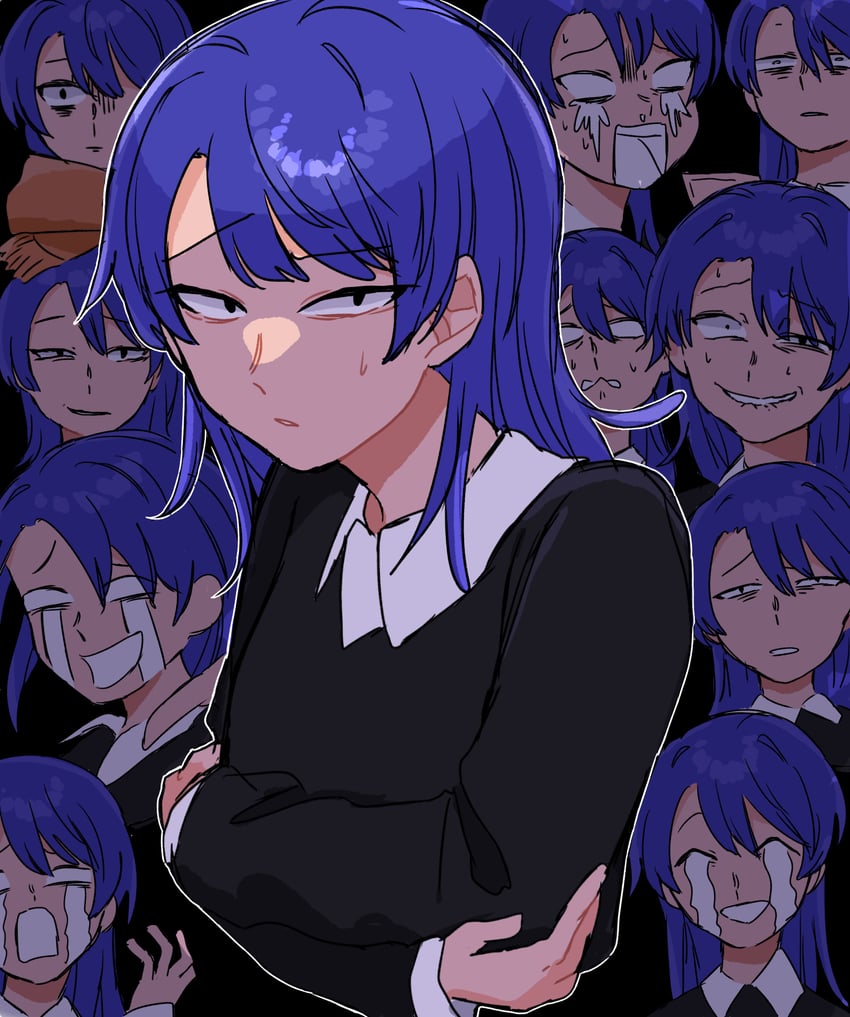 chando and tanaka keiko (ado and 1 more) drawn by koucha_(pankeki_koucha)