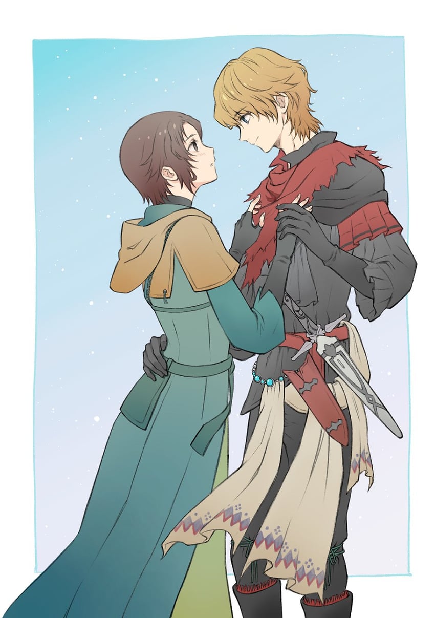 joshua rosfield and jote (final fantasy and 1 more) drawn by quichi_91
