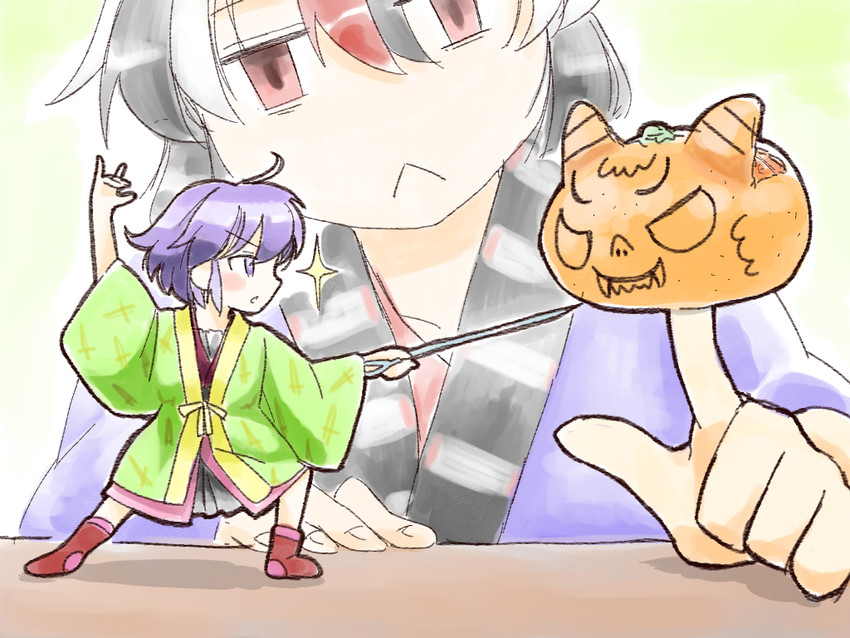 kijin seija and sukuna shinmyoumaru (touhou) drawn by cink-knic