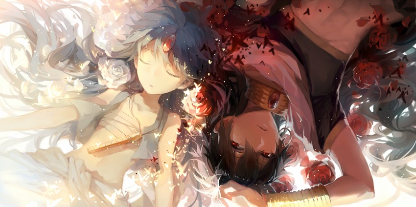 aladdin and judal (magi the labyrinth of magic) drawn by rella