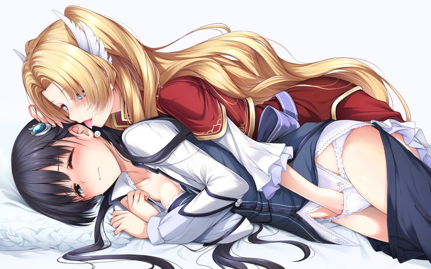 elise schwarzer and alfin reise arnor (eiyuu densetsu and 3 more) drawn by hakuleg