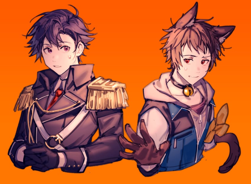 rean schwarzer and swin abel (eiyuu densetsu and 4 more) drawn by akningovo
