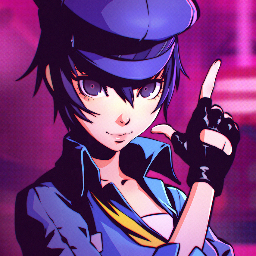 shirogane naoto (persona and 3 more) drawn by ilya_kuvshinov