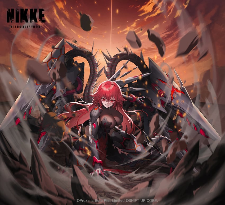 nihilister (goddess of victory: nikke) drawn by dramz
