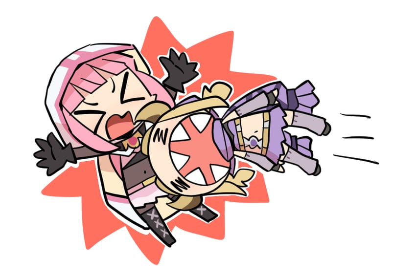tamaki iroha and mitsuki felicia (mahou shoujo madoka magica and 1 more) drawn by papa_(shimeguru)