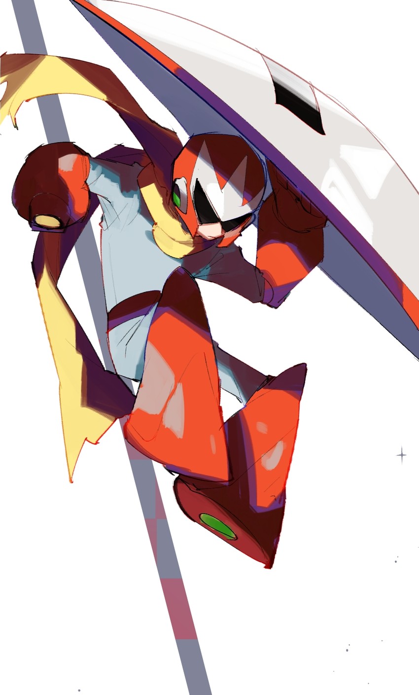 proto man (mega man and 1 more) drawn by chikichi