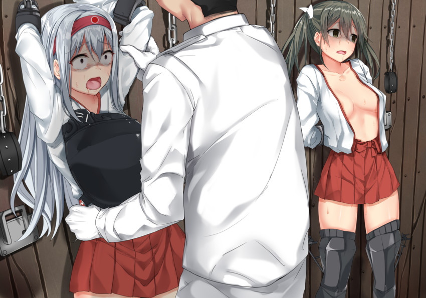 admiral, zuikaku, and shoukaku (kantai collection) drawn by jack_dempa