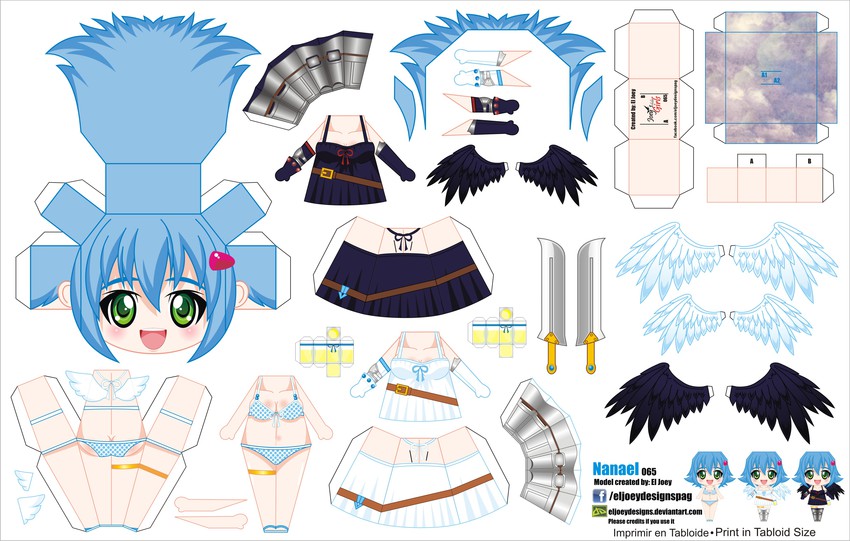 nanael and angel of light nanael (queen's blade) drawn by el_joey