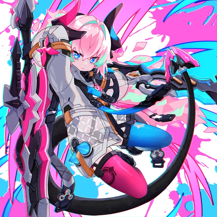 rozaliya olenyeva and delta (honkai and 1 more) drawn by shiromoca