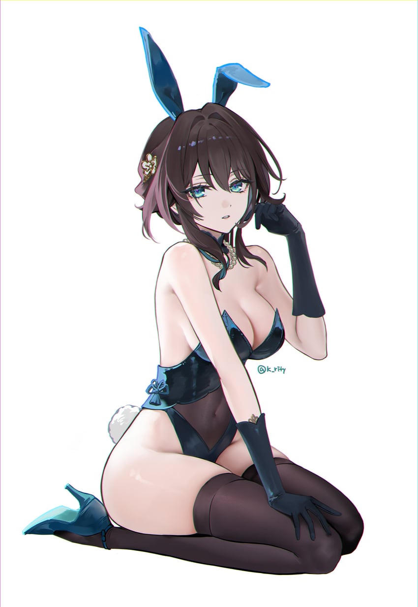 ruan mei (honkai and 1 more) drawn by rity