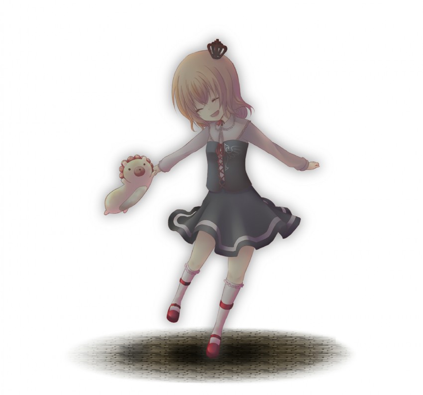 ushiromiya maria and sakutarou (umineko no naku koro ni) drawn by aoi_(pixiv335232)