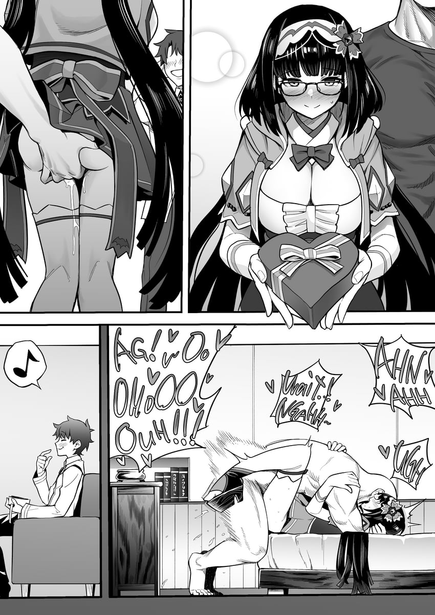 fujimaru ritsuka and osakabehime (fate and 1 more) drawn by ame_no_machi