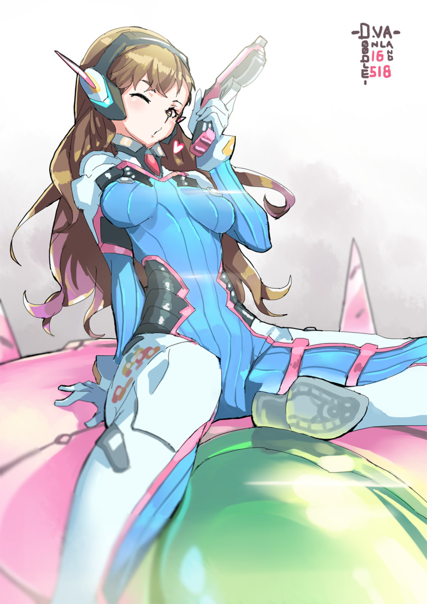 d.va (overwatch and 1 more) drawn by ohland