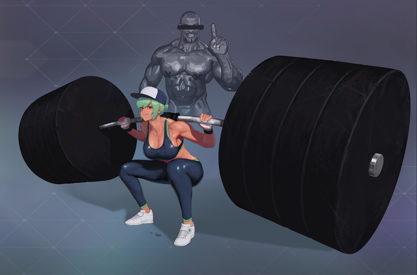 mighty r and ronnie coleman (last origin) drawn by dgk