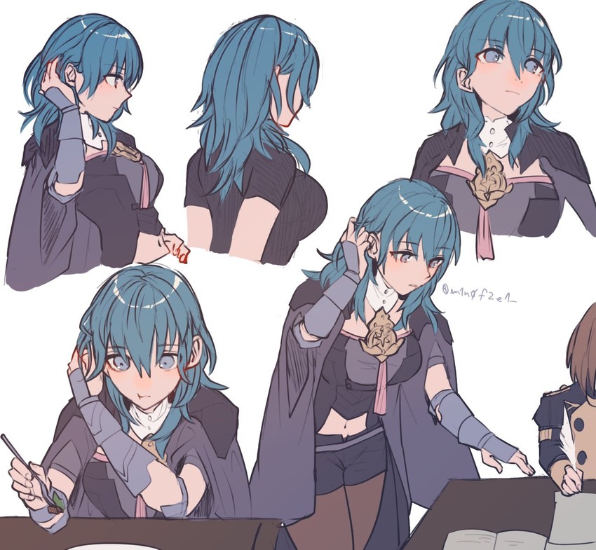 female byleth (fire emblem and 1 more) drawn by mano_(m1n0f2e1)
