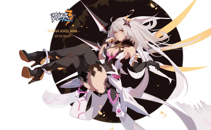 kiana kaslana (honkai and 1 more) drawn by bu_zhengjing_de_xiao_xingxing